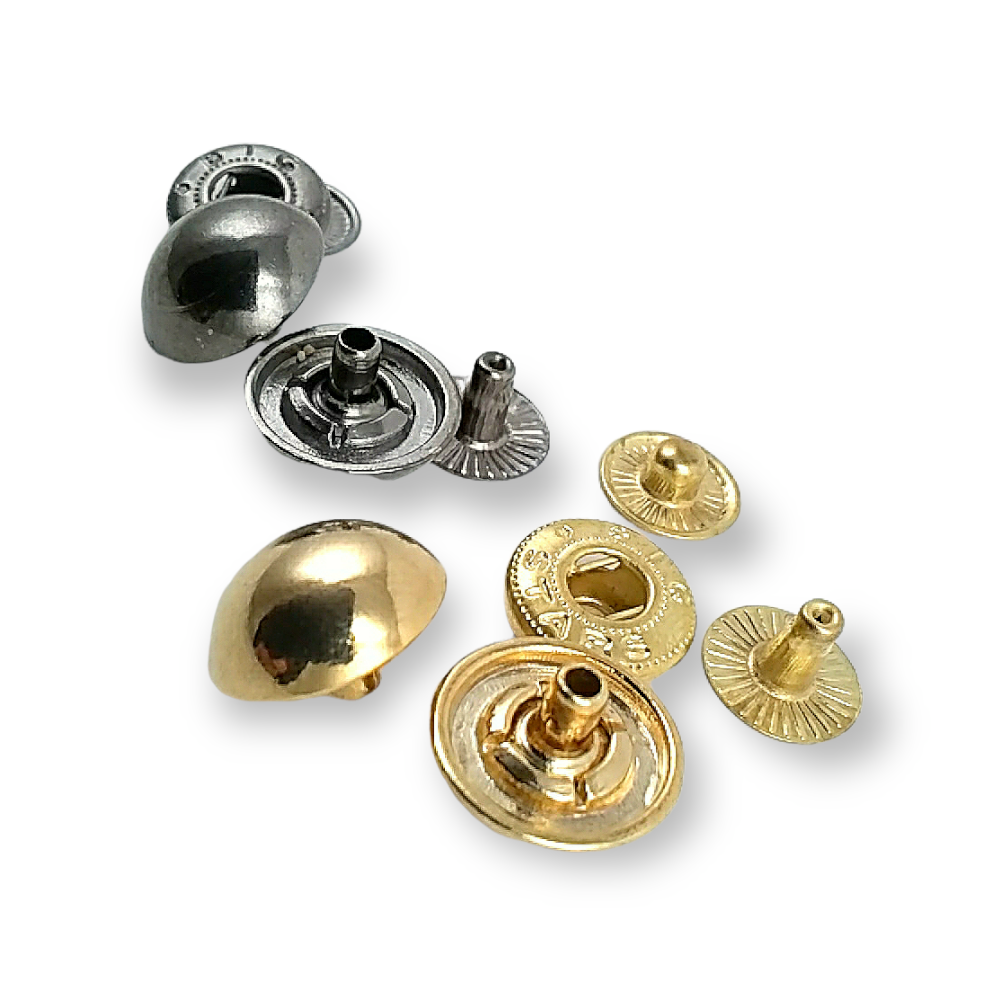 Çıtçıt Düğme Top Düğme Metal 15 mm - 20 boy E 204 Çıtçıt Düğme Top Düğme Metal 15 mm - 20 boy E 204