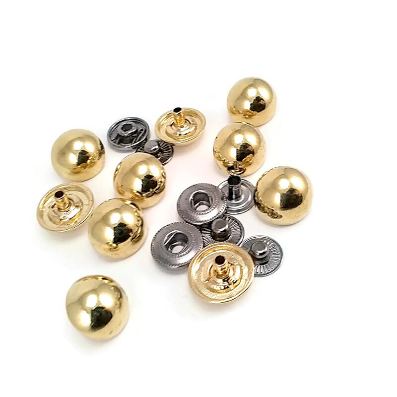 Çıtçıt Düğme Top Düğme Metal 15 mm - 20 boy E 204