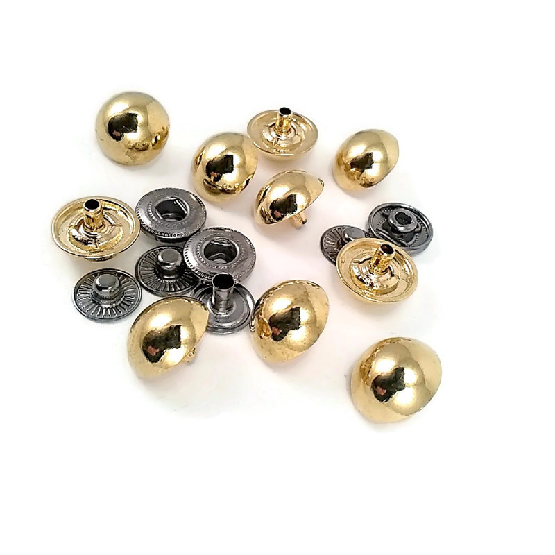 Çıtçıt Düğme Top Düğme Metal 15 mm - 20 boy E 204