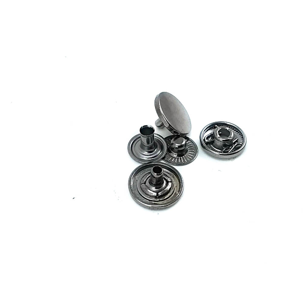 Düz Para Şekil Çıtçıt Düğme 13 mm - 22 boy E 2040