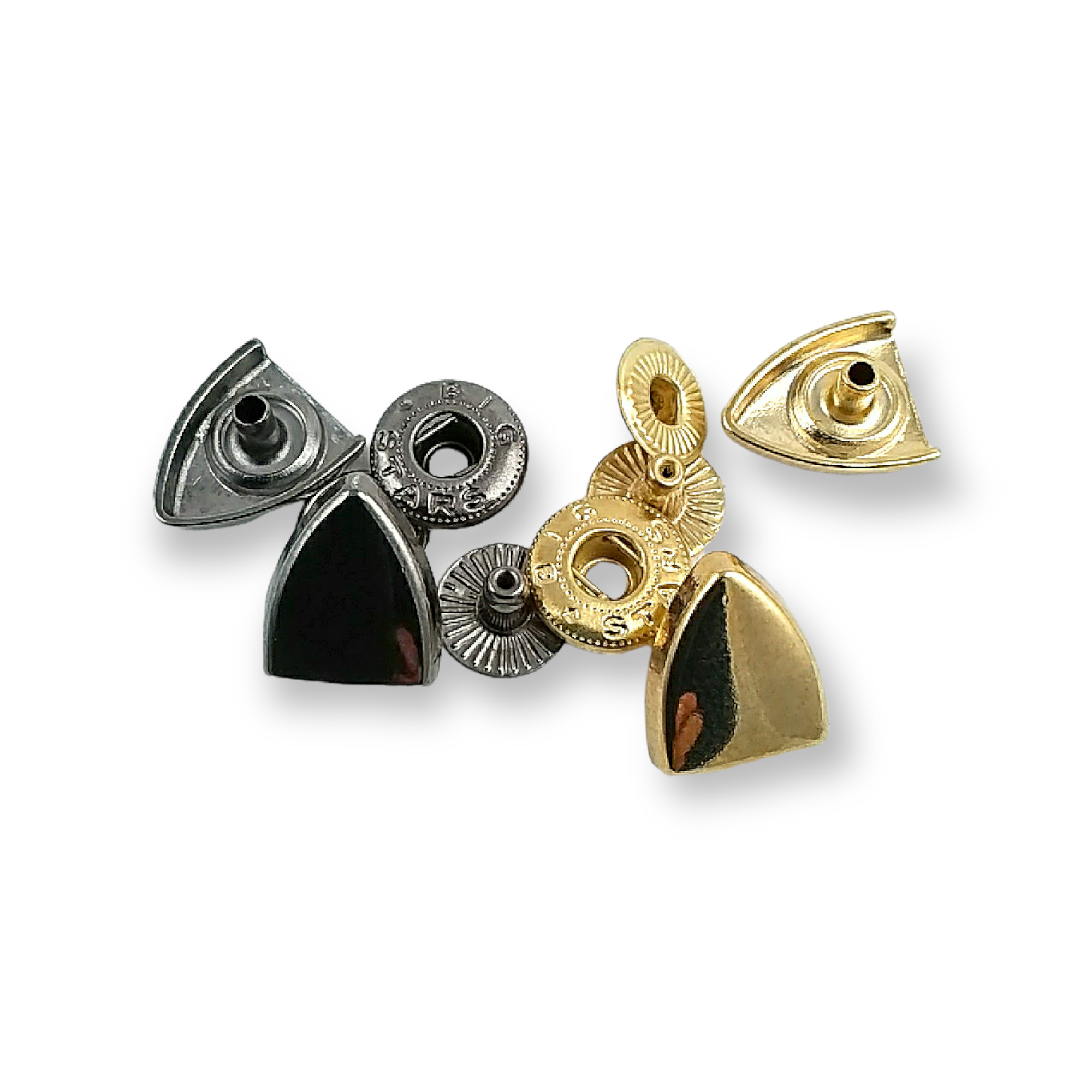 Snap Fastener Button Shield Design 15 x 13 mm E 2064