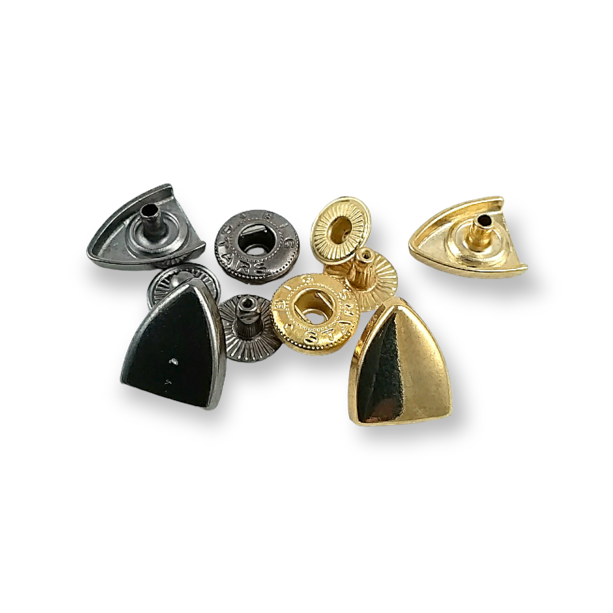 Snap Fastener Button Shield Design 15 x 13 mm E 2064