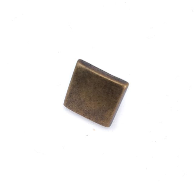 11 x 11 mm kare zamak metal çıtçıt düğme