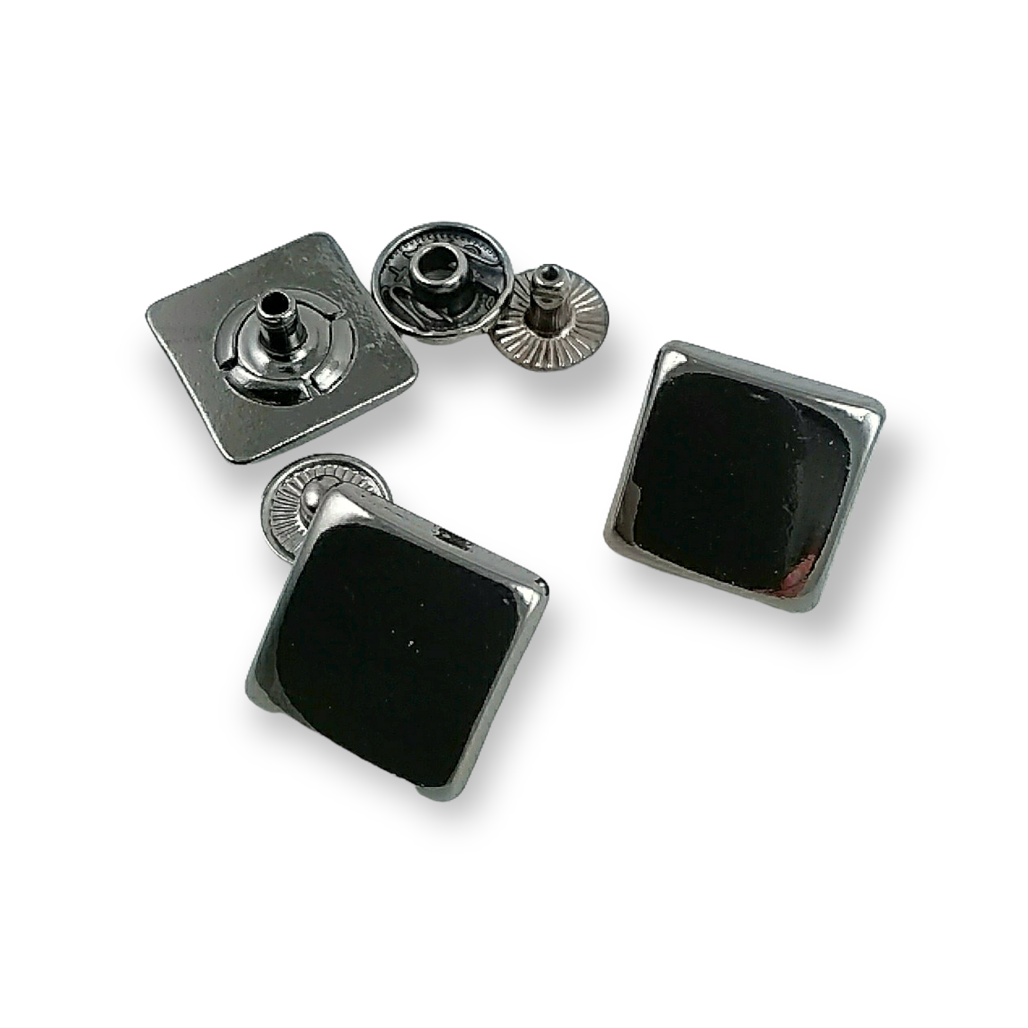 Çıtçıt Düğme Kare Tasarım 17 x 17 mm E 232