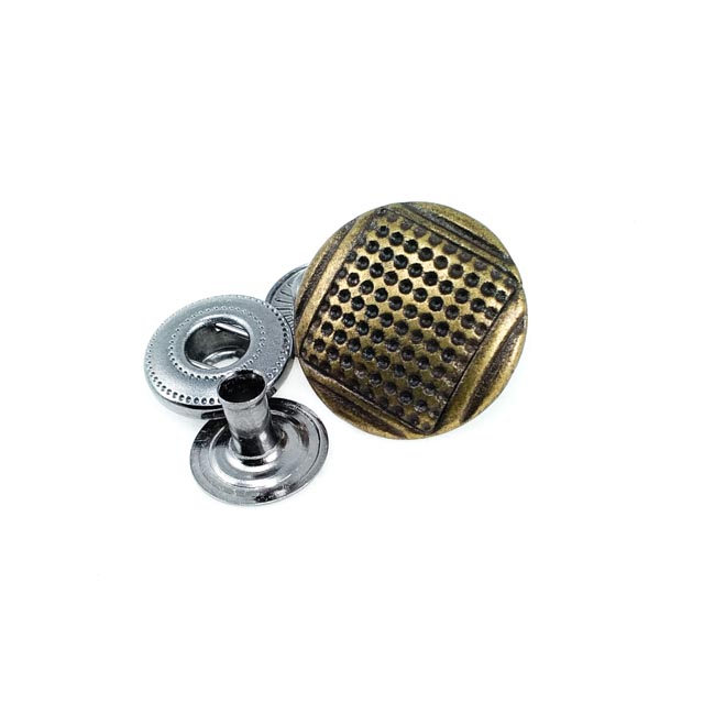 17 mm Snap Fastener front and detail view
