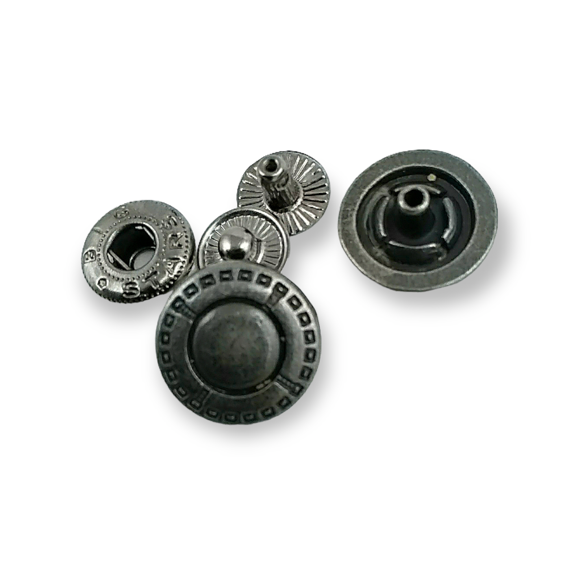 Zamak Çıtçıt Düğme Klasik Tarz 15 mm 24 Boy E 279 Zamak Çıtçıt Düğme Klasik Tarz 15 mm 24 Boy E 279