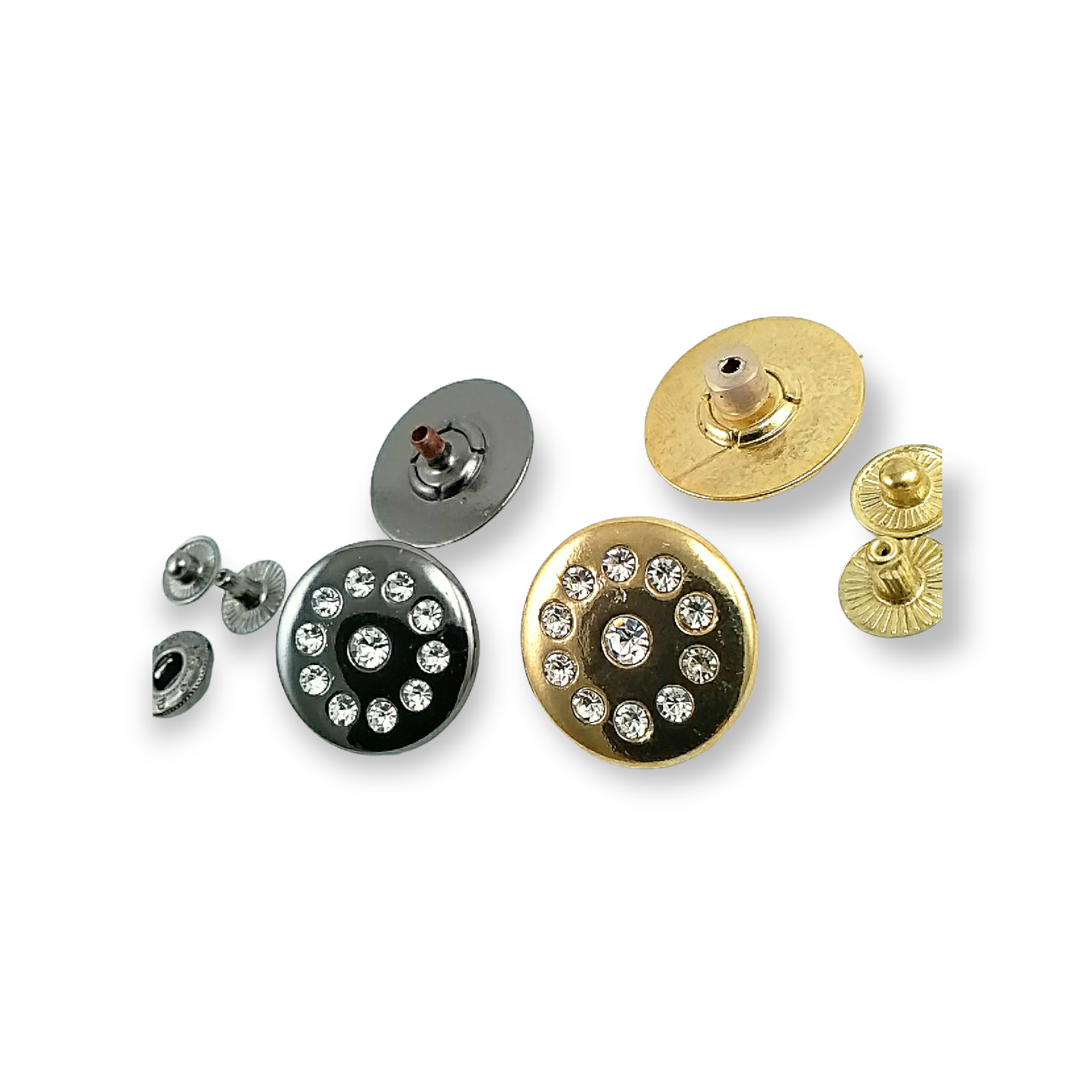 Taşlı Çıtçıt Düğme 22 mm 36 boy E 292