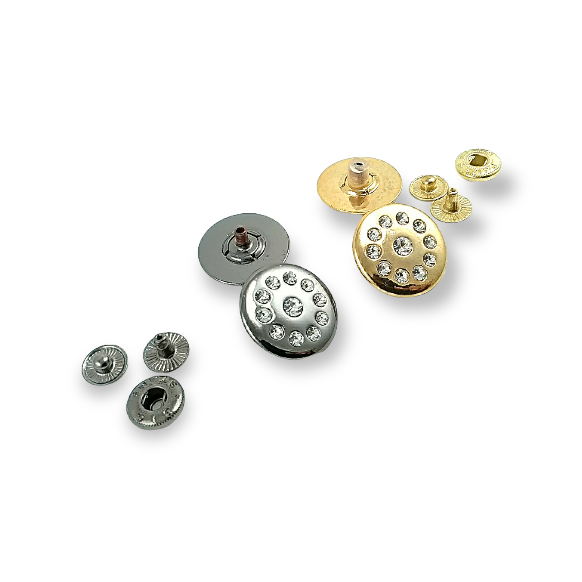 Taşlı Çıtçıt Düğme 22 mm 36 boy E 292