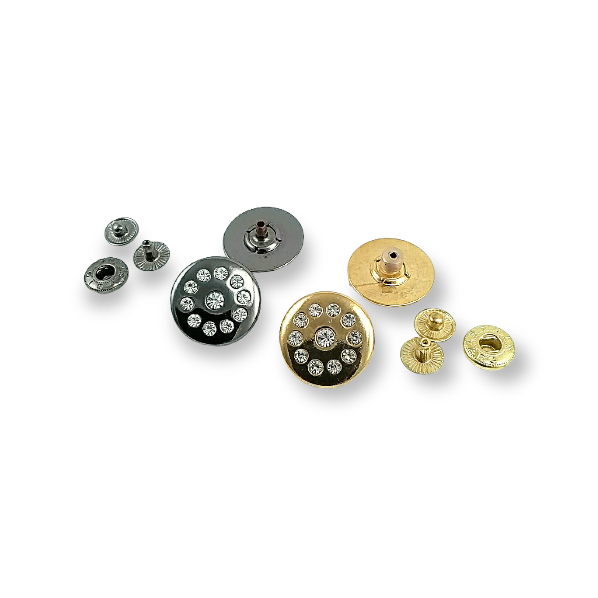 Taşlı Çıtçıt Düğme 22 mm 36 boy E 292
