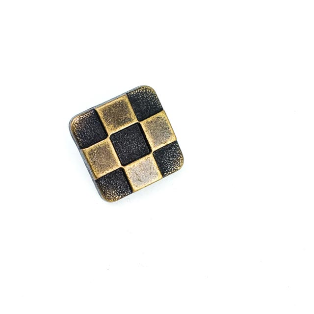 Çıtçıt Düğme Kare Domino Desen 15 x 15 mm E 293