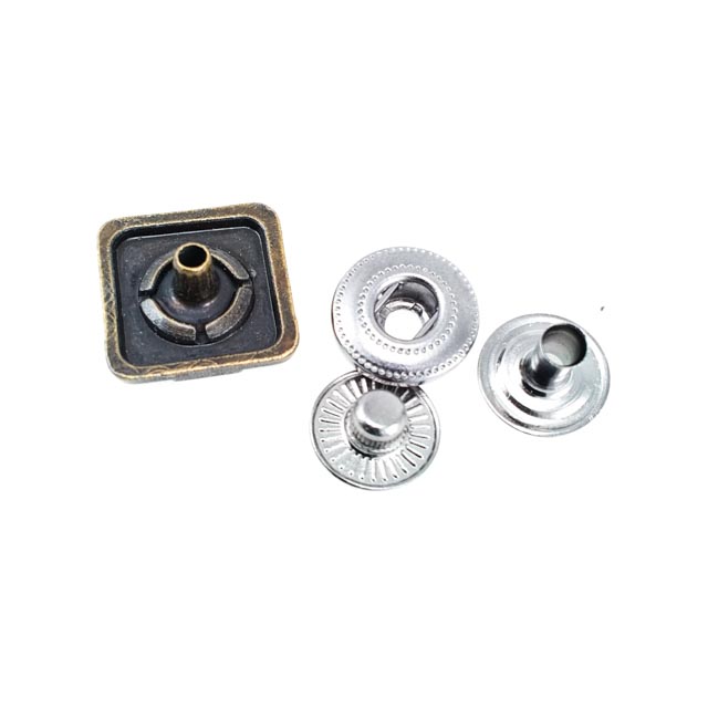 Çıtçıt Düğme Kare Domino Desen 15 x 15 mm E 293