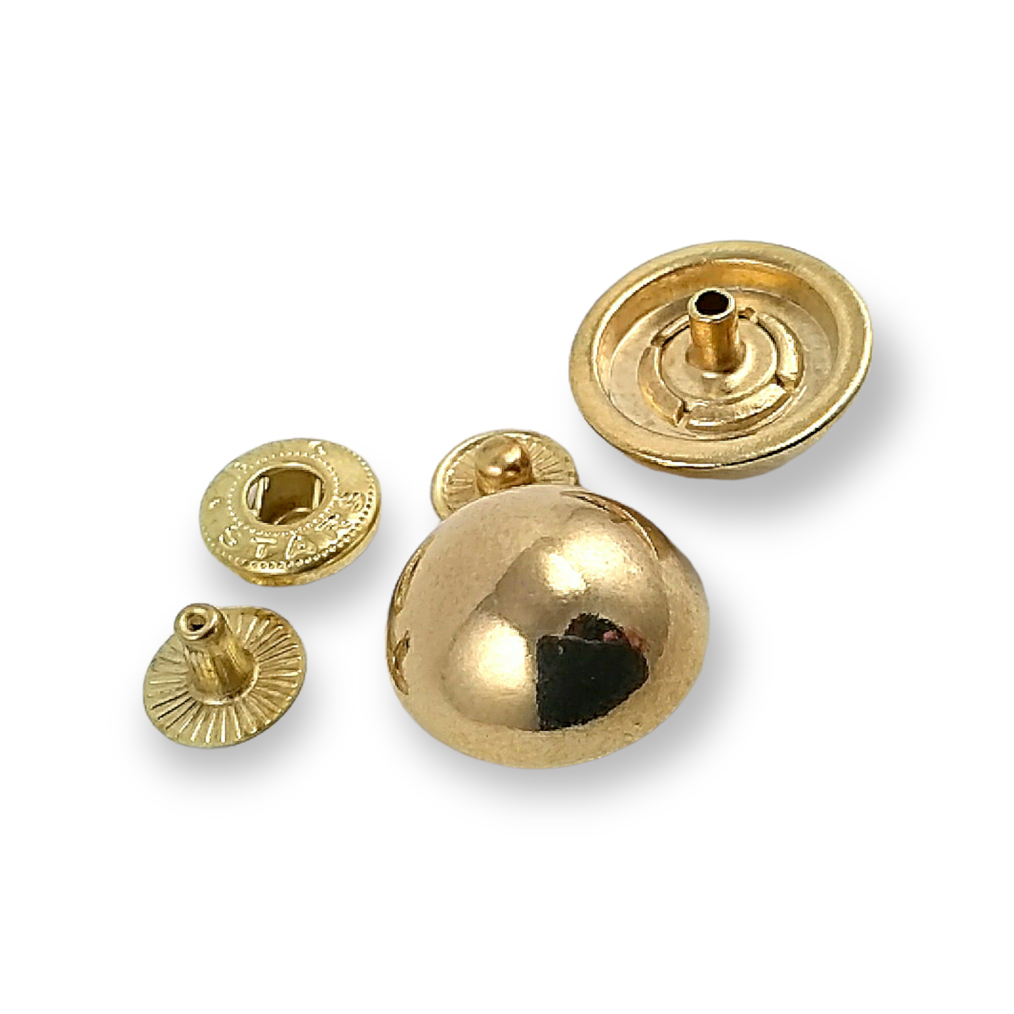 Top Düğme Zamak Çıtçıt Düğme 19 mm 30 Boy E 367