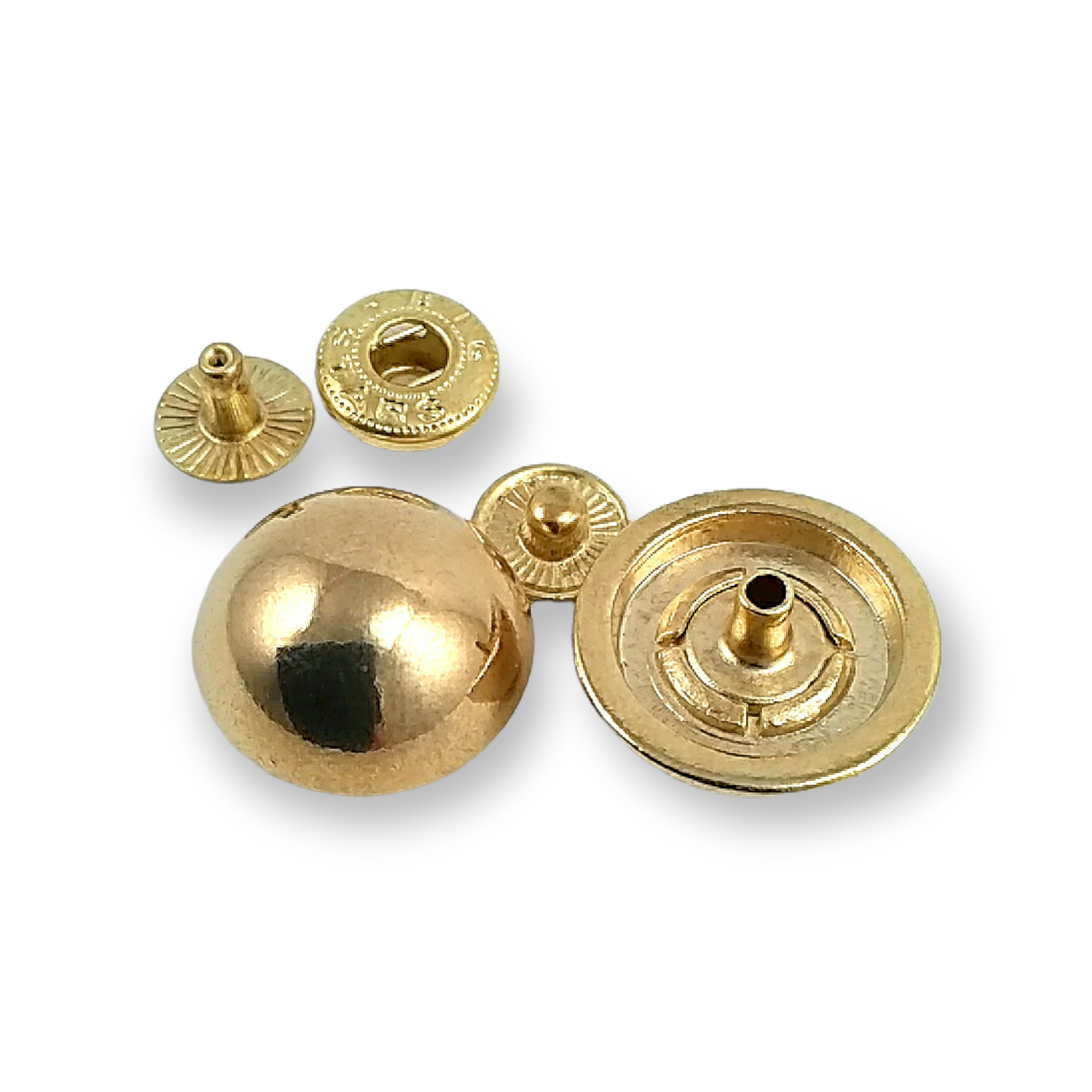 Top Düğme Zamak Çıtçıt Düğme 19 mm 30 Boy E 367