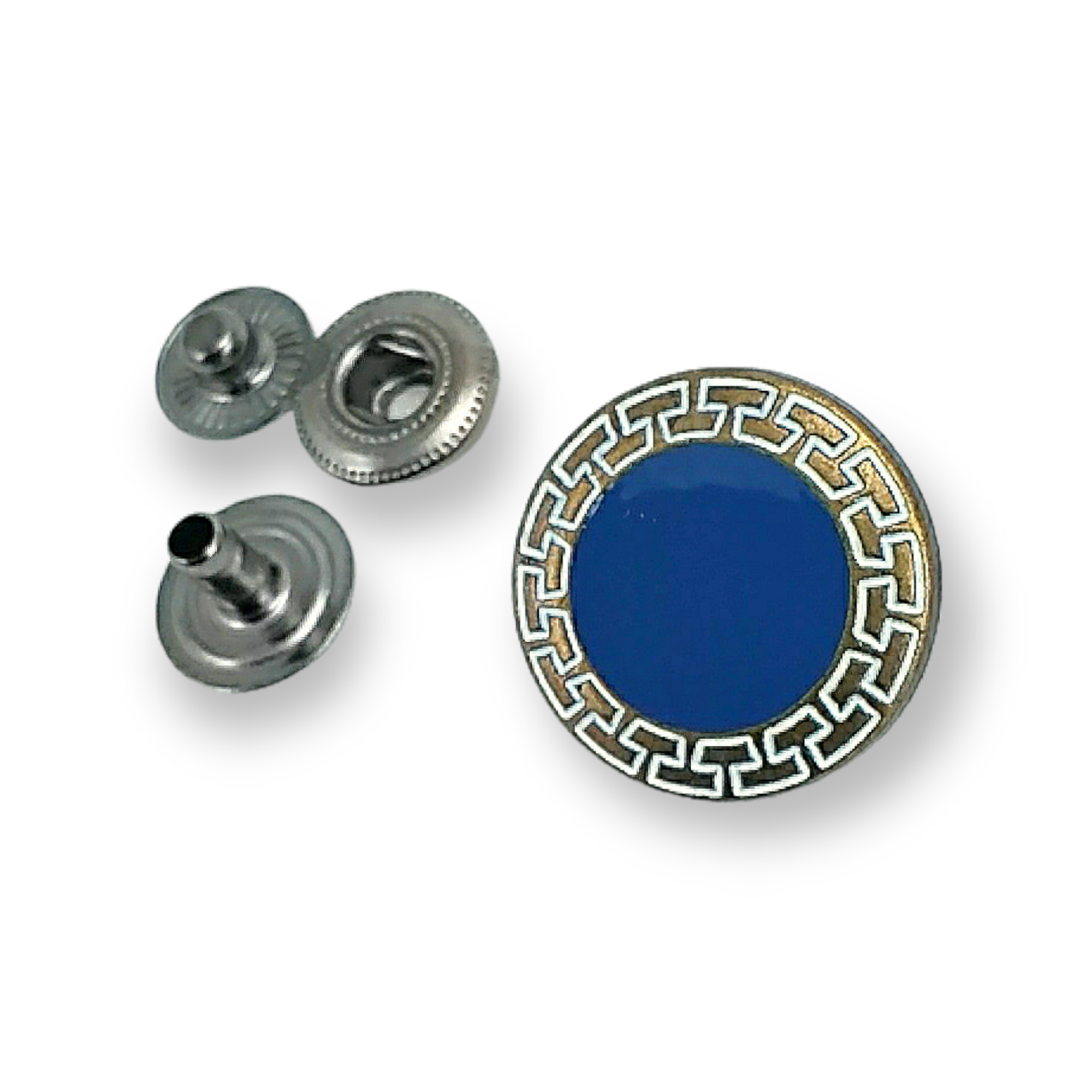 Mineli Çıtçıt Düğme 22 mm - 36 boy Ceket ve Mont Düğmesi E 421 MN V1
