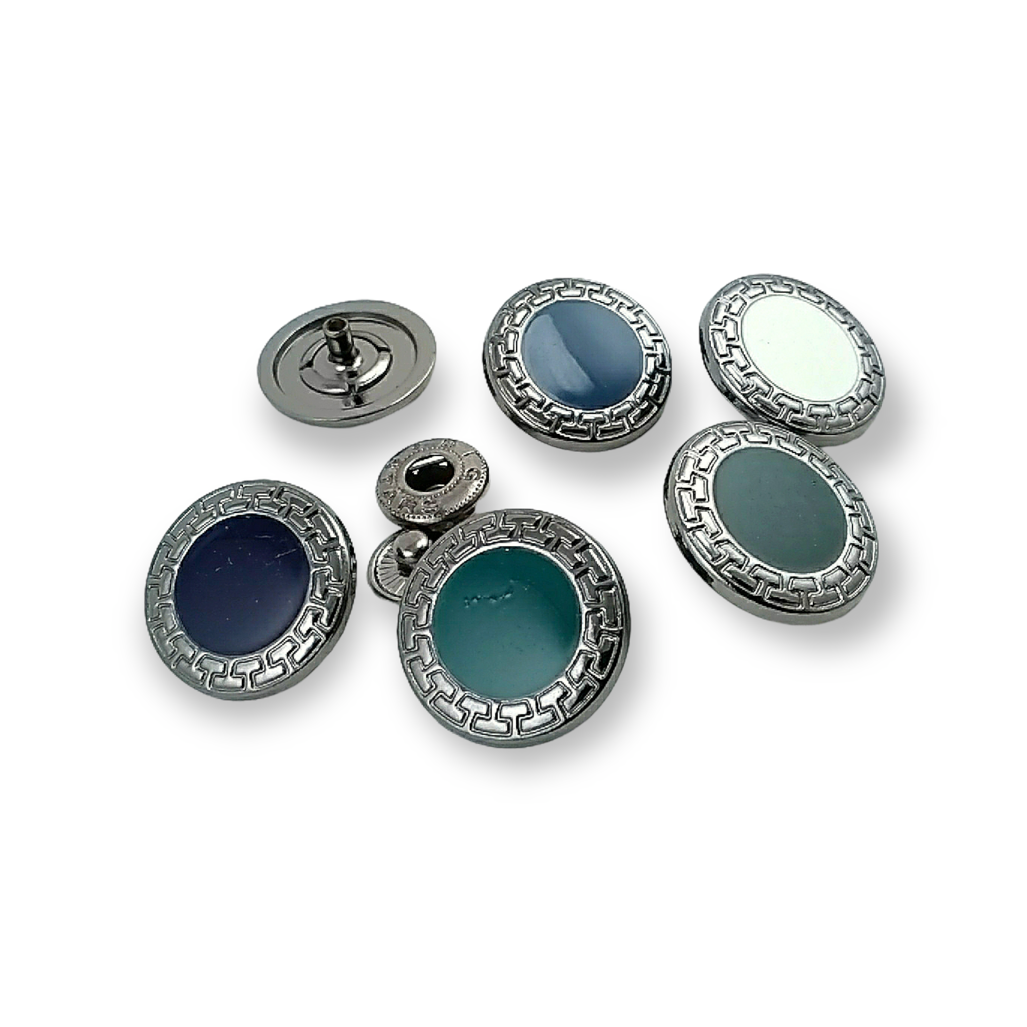 Mineli Çıtçıt Düğme 22 mm - 36 boy Ceket ve Mont Düğmesi E 421 MN V1 Mineli Çıtçıt Düğme 22 mm - 36 boy Ceket ve Mont Düğmesi E 421 MN V1