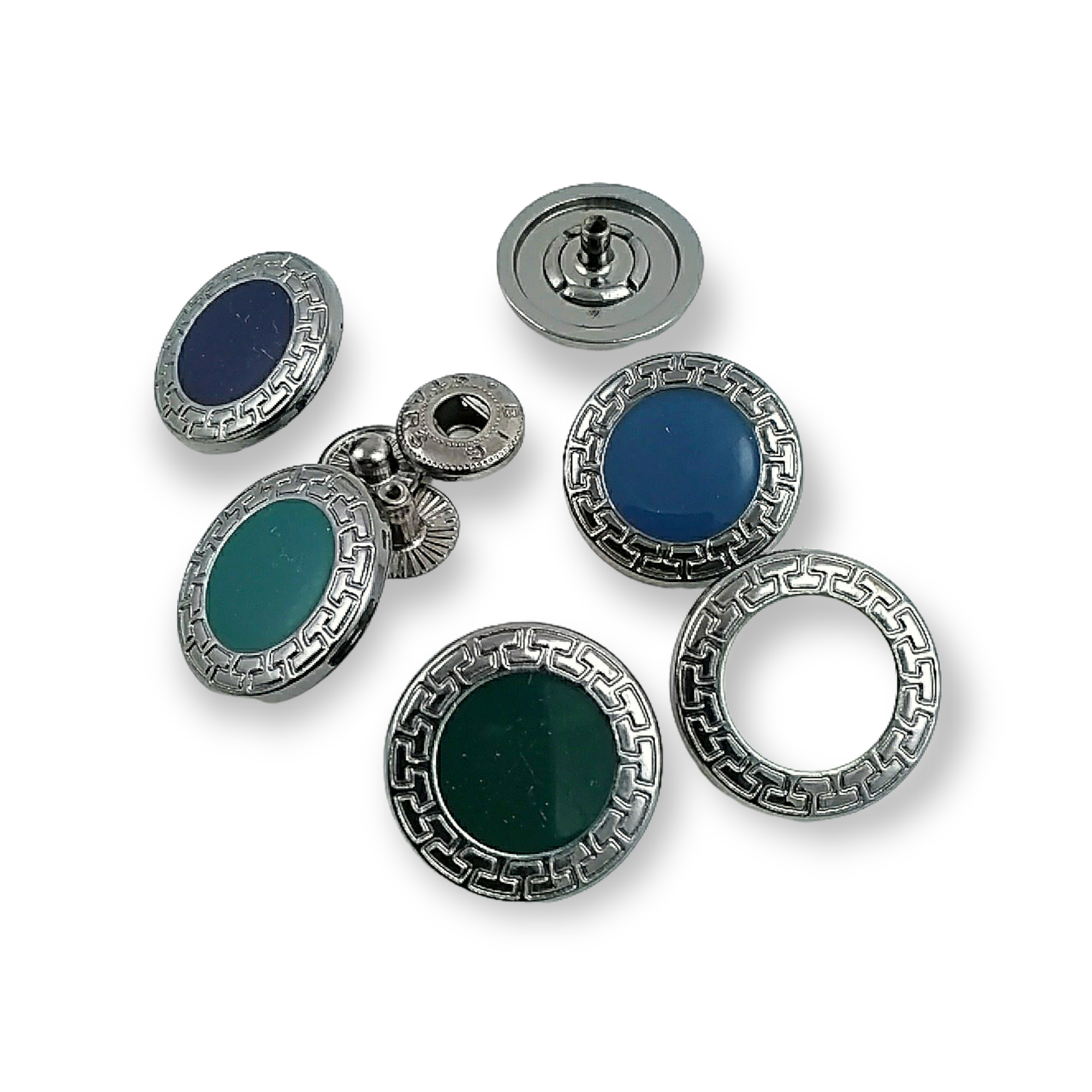 Mineli Çıtçıt Düğme 22 mm - 36 boy Ceket ve Mont Düğmesi E 421 MN V1 Mineli Çıtçıt Düğme 22 mm - 36 boy Ceket ve Mont Düğmesi E 421 MN V1