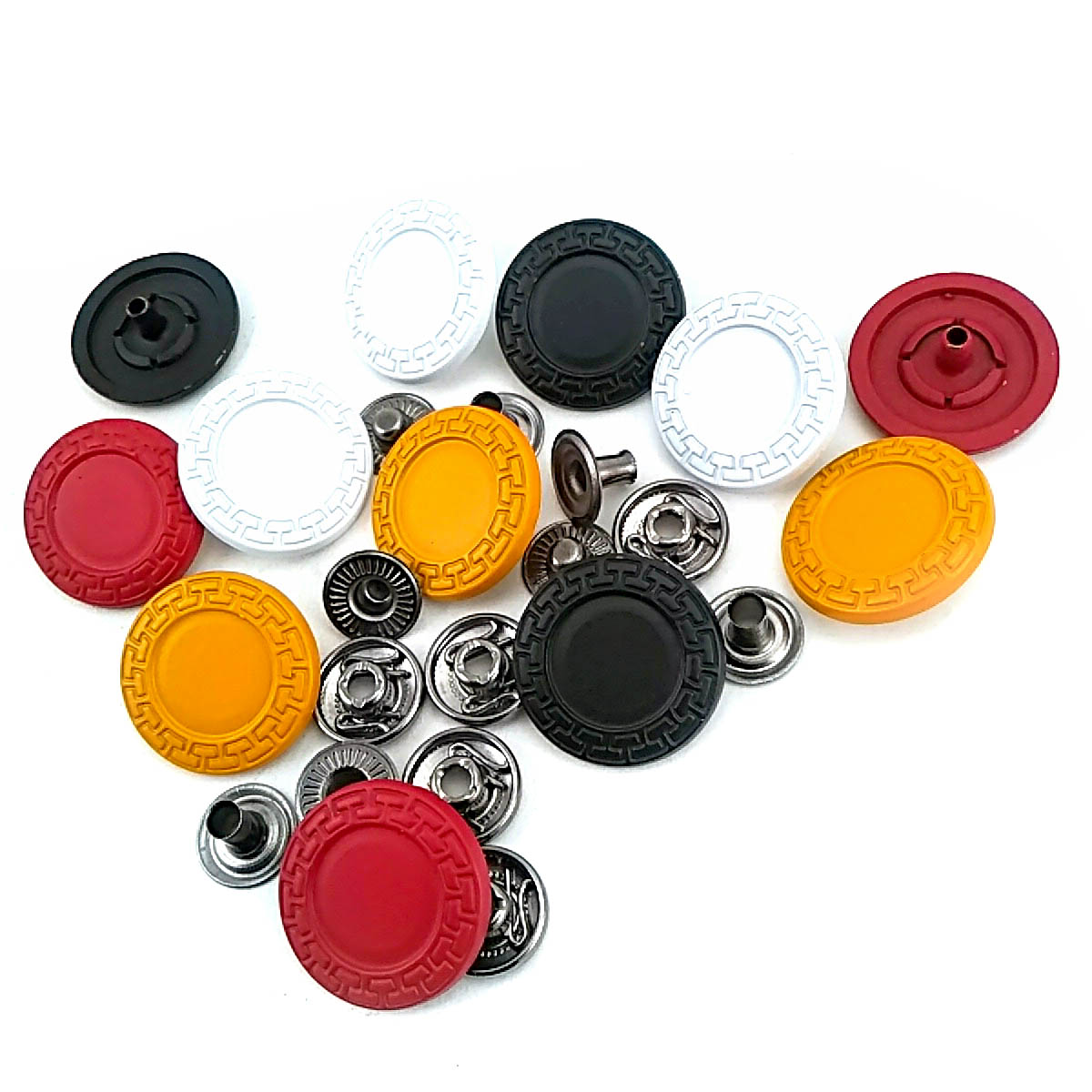 Mineli Çıtçıt Metal Düğme 22 mm - 36 boy Ceket ve Mont Düğmesi E 421 Mineli Çıtçıt Metal Düğme 22 mm - 36 boy Ceket ve Mont Düğmesi E 421
