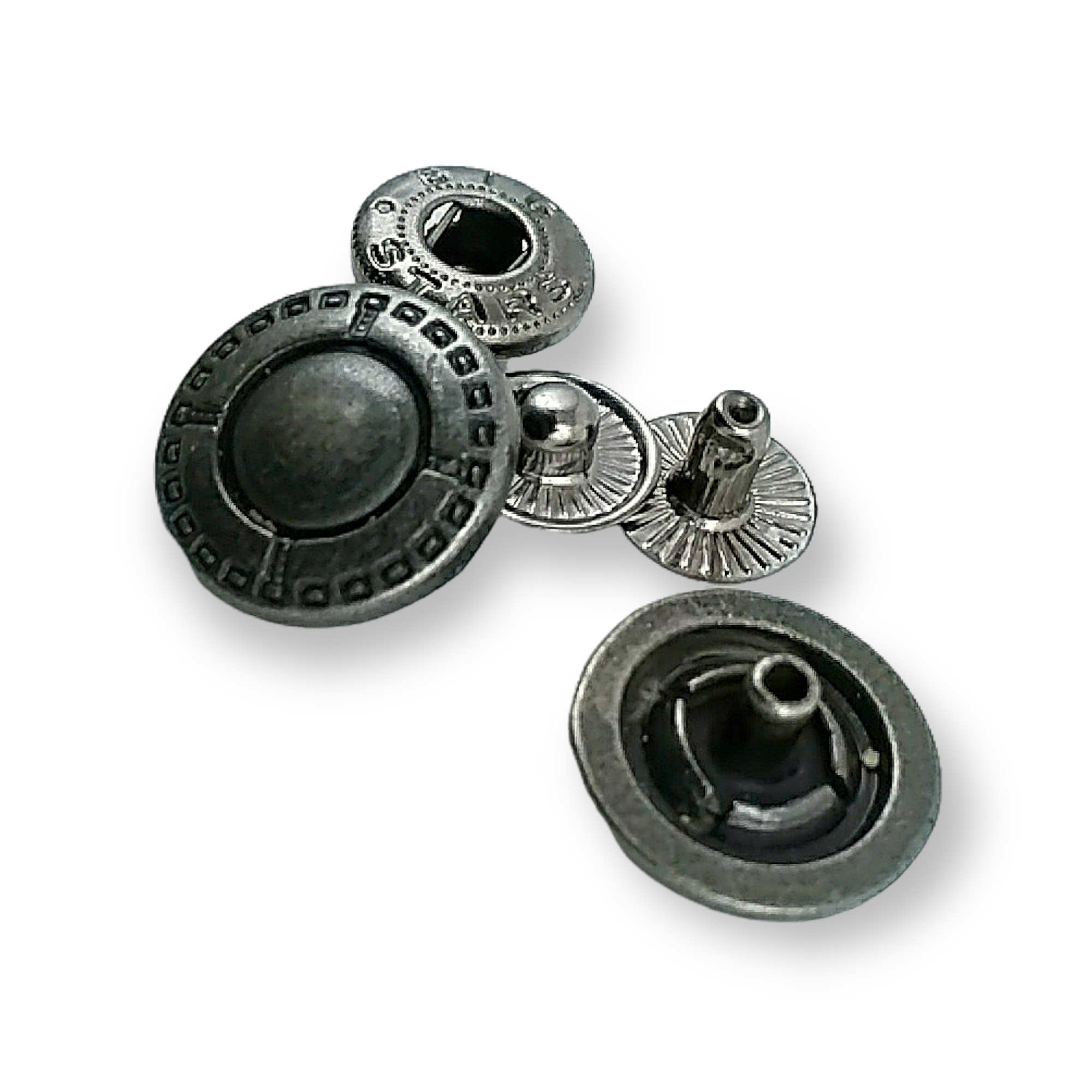 Zamak Çıtçıt Düğme Mont ve Ceket Çıtçıtı 17 mm - 28 boy E 428 V1 Zamak Çıtçıt Düğme Mont ve Ceket Çıtçıtı 17 mm - 28 boy E 428 V1