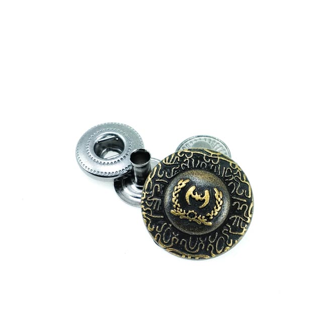 Çıtçıt Düğme Logo ve Motif Desenli 17 mm 28 boy E 454 Çıtçıt Düğme Logo ve Motif Desenli 17 mm 28 boy E 454