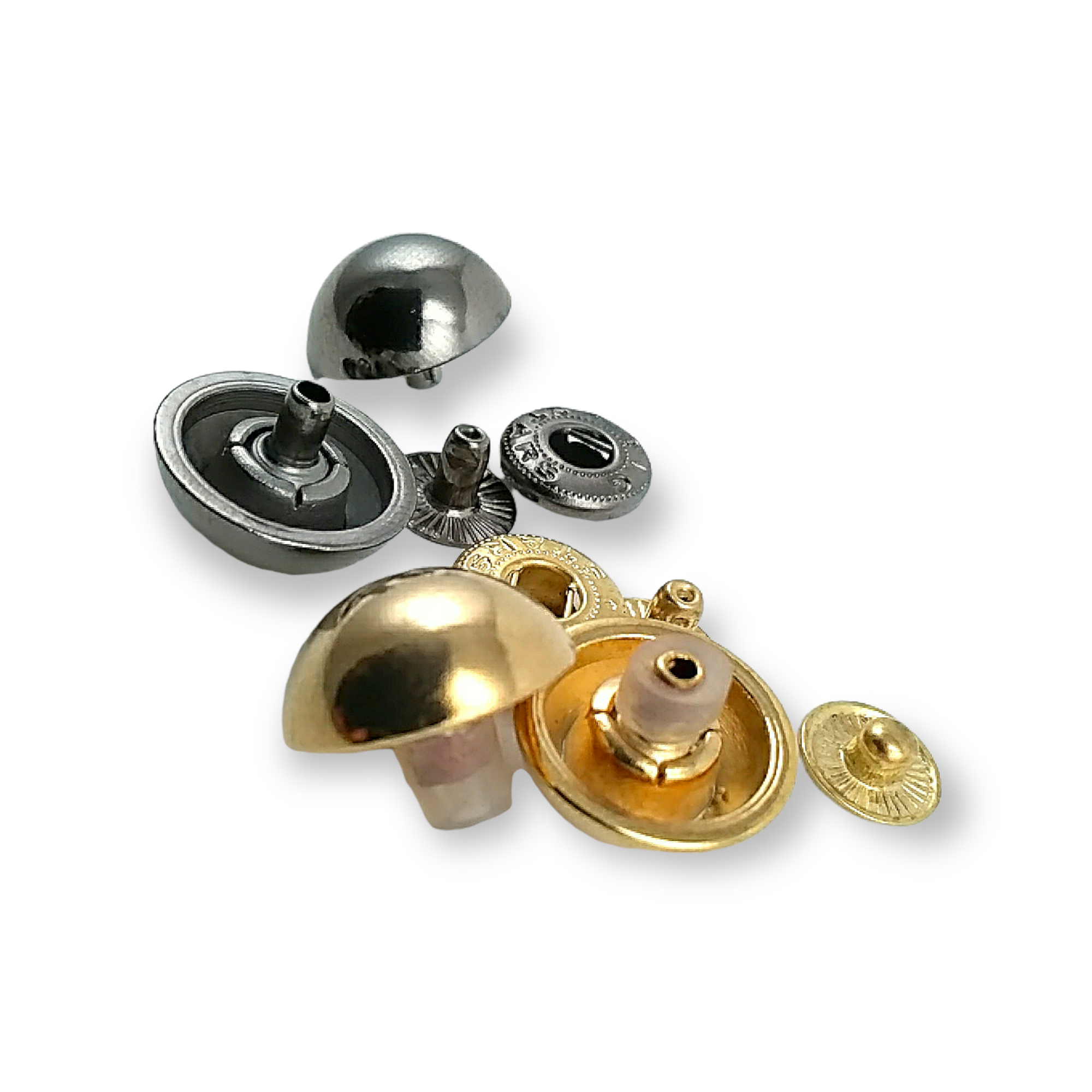 Zamak Top Çıtçıt Düğme 17 mm - 27 boy E 471