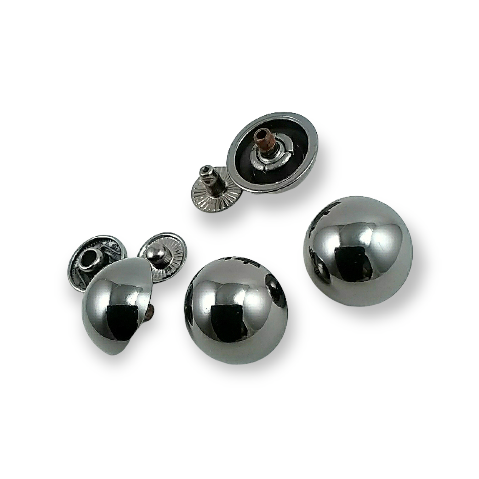 Zamak Top Çıtçıt Düğme 17 mm - 27 boy E 471