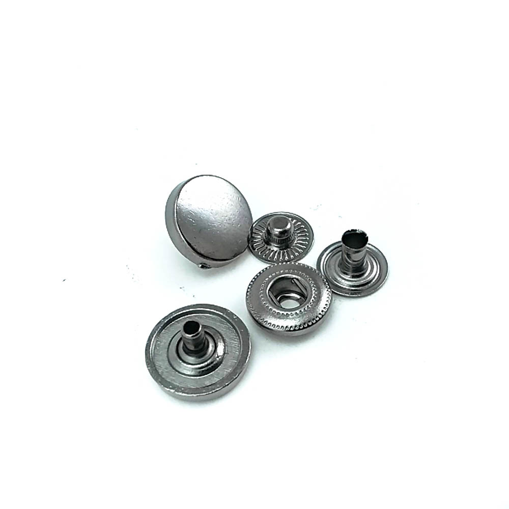 Düz Para Tipi Çıtçıt Düğme 14 mm - 24 boy E 473