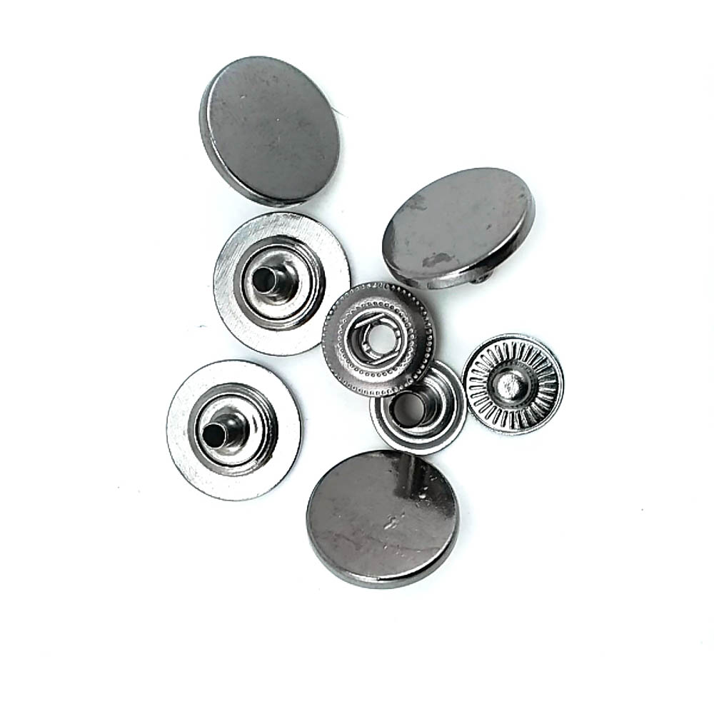 15 mm Düz Para Tipi Zamak Metal Çıtçıt Düğme E 519 15 mm düz para tipi zamak metal çıtçıt düğme