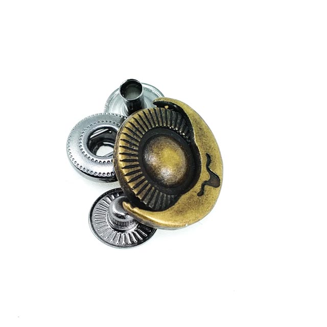 Çiçek Tasarımlı Mont ve Ceket Çıtçıtı 20 mm - 32 boy E 540