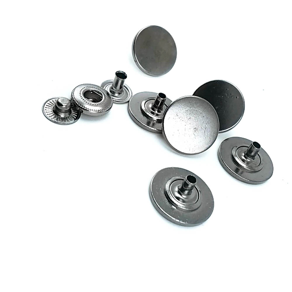 Flat Coin Type Snap Button Outerwear Snap Fasteners 18 mm - 28 L E 563
