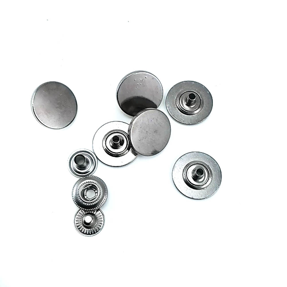 Flat Coin Type Snap Button Outerwear Snap Fasteners 18 mm - 28 L E 563