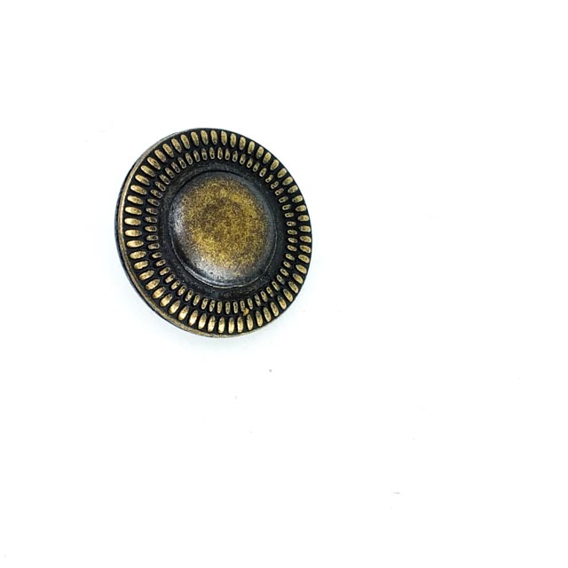 Sunflower Pattern Zamak Snap Button 18 mm - 28 L E 607
