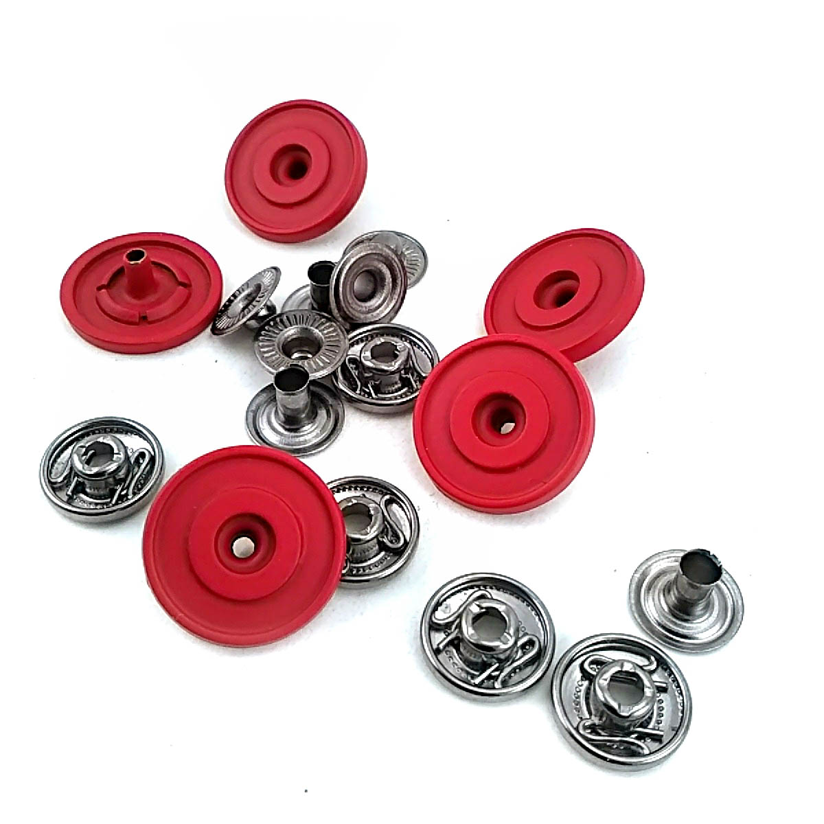 Enamel Snap Button Metal Retro Design 18 mm - 29 L E 637
