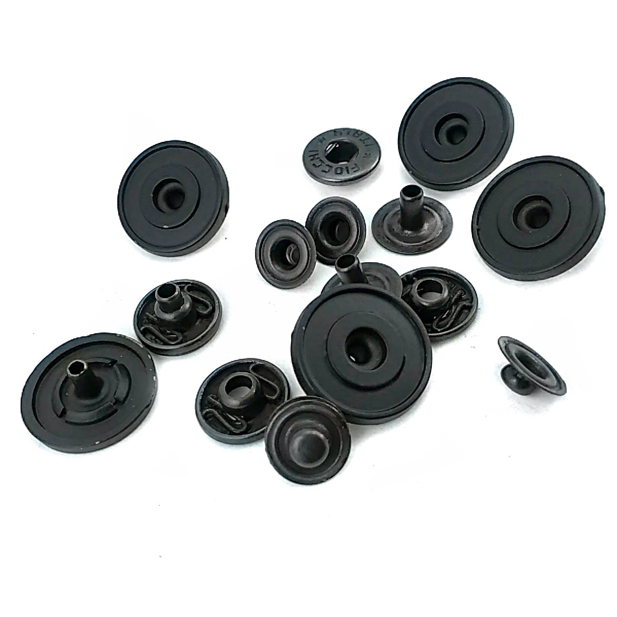 Enamel Snap Button Metal Retro Design 18 mm - 29 L E 637