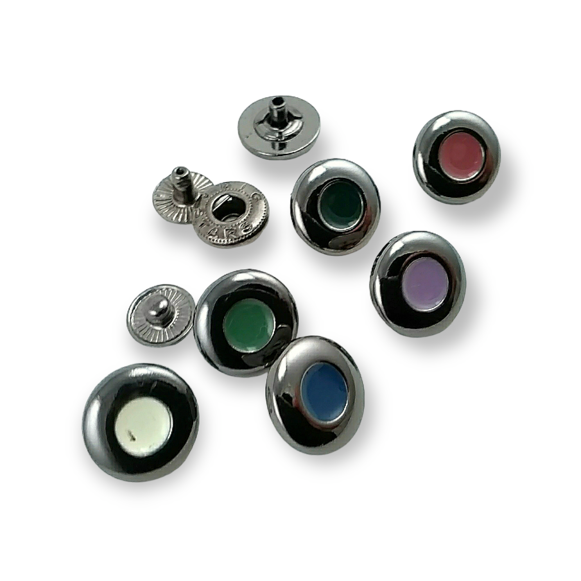 Mineli Çıtçıt Düğme Giyim Çıtçıtı 14 mm - 23 boy E 668