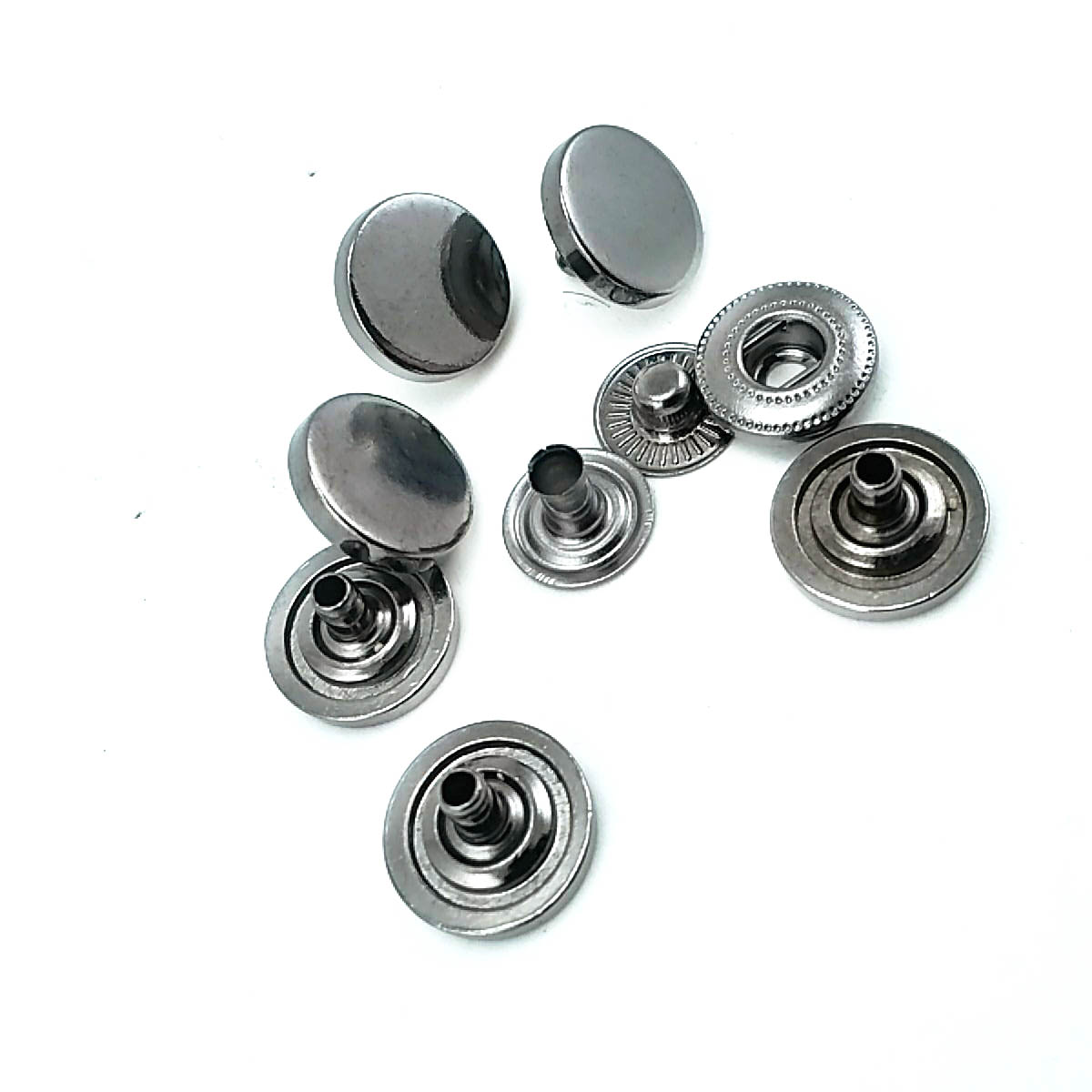 Düz Para Şekil Çıtçıt Düğme 13 mm - 20 boy E 693