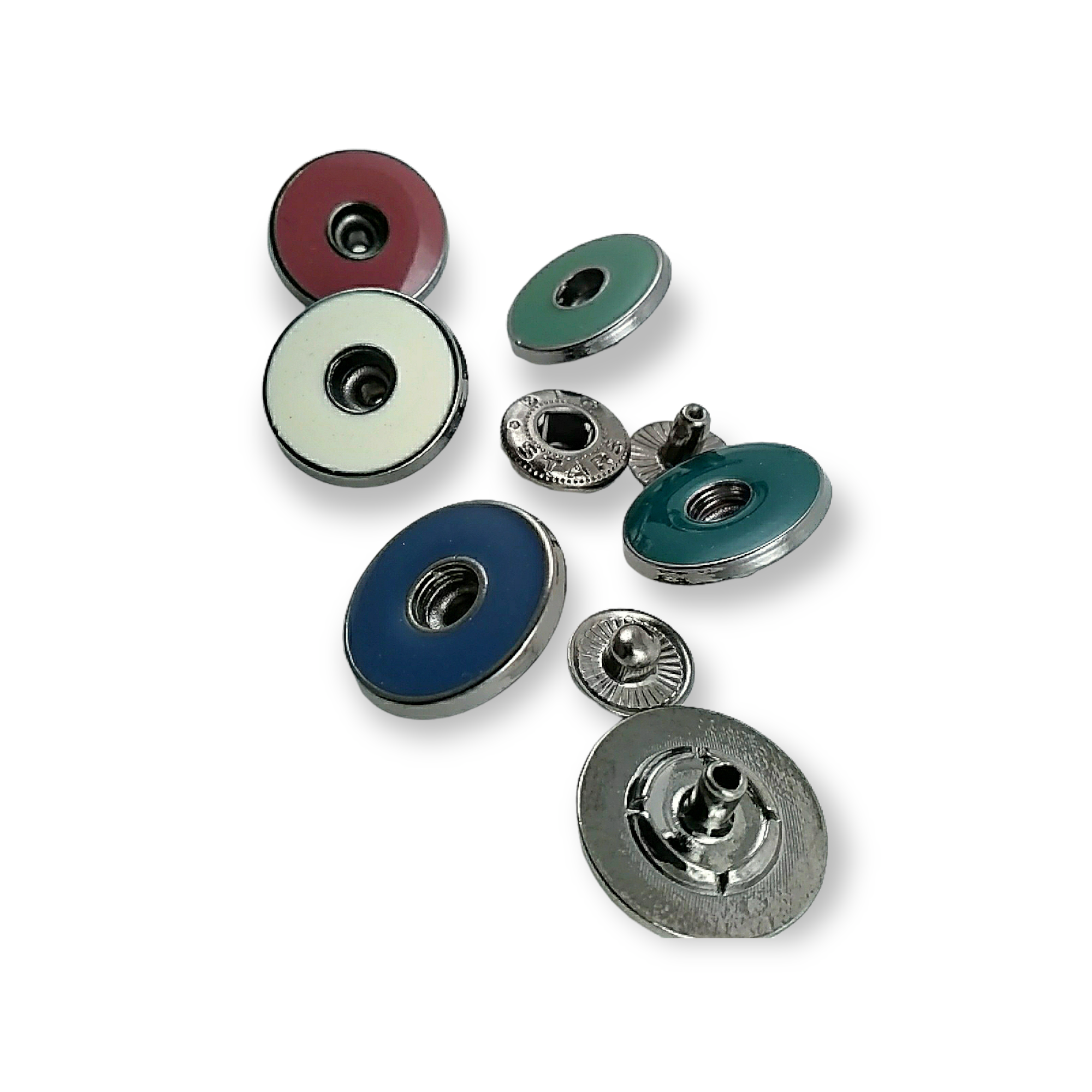 Çıtçıt Düğme Mineli Çıtçıt Düğme 17 mm - 28 boy E 728