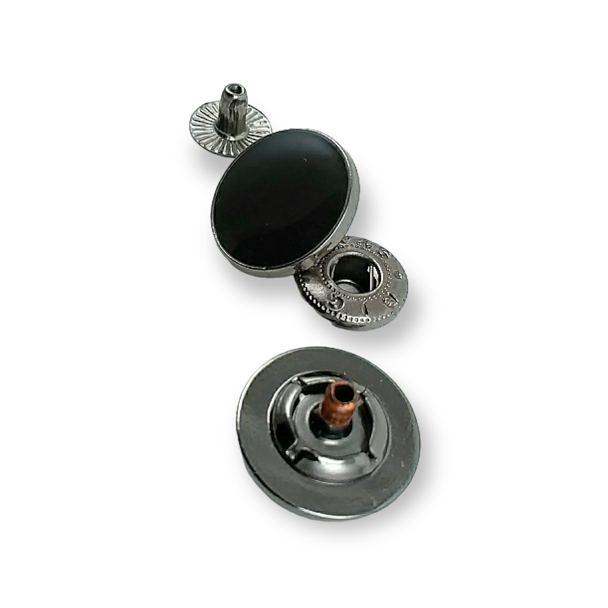 Transparent and Flat Enameled Outerwear Snap Button 18 mm 30 L E 731 Transparent and Flat Enameled Outerwear Snap Button 18 mm 30 L E 731