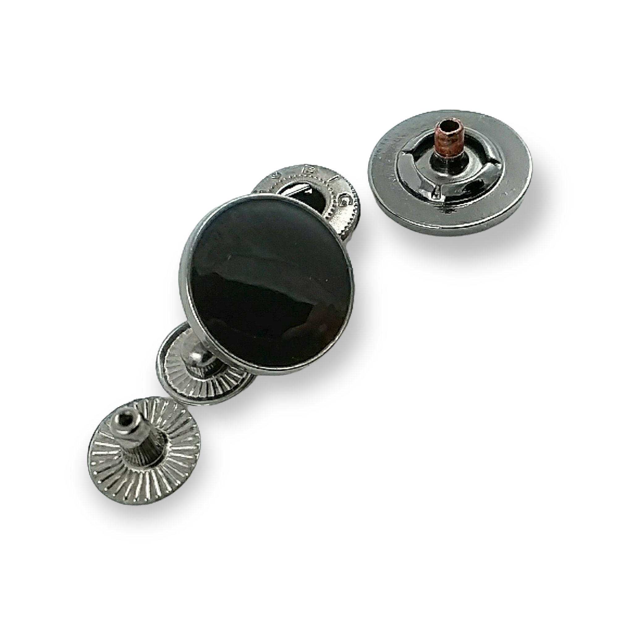Transparent and Flat Enameled Outerwear Snap Button 18 mm 30 L E 731 Transparent and Flat Enameled Outerwear Snap Button 18 mm 30 L E 731