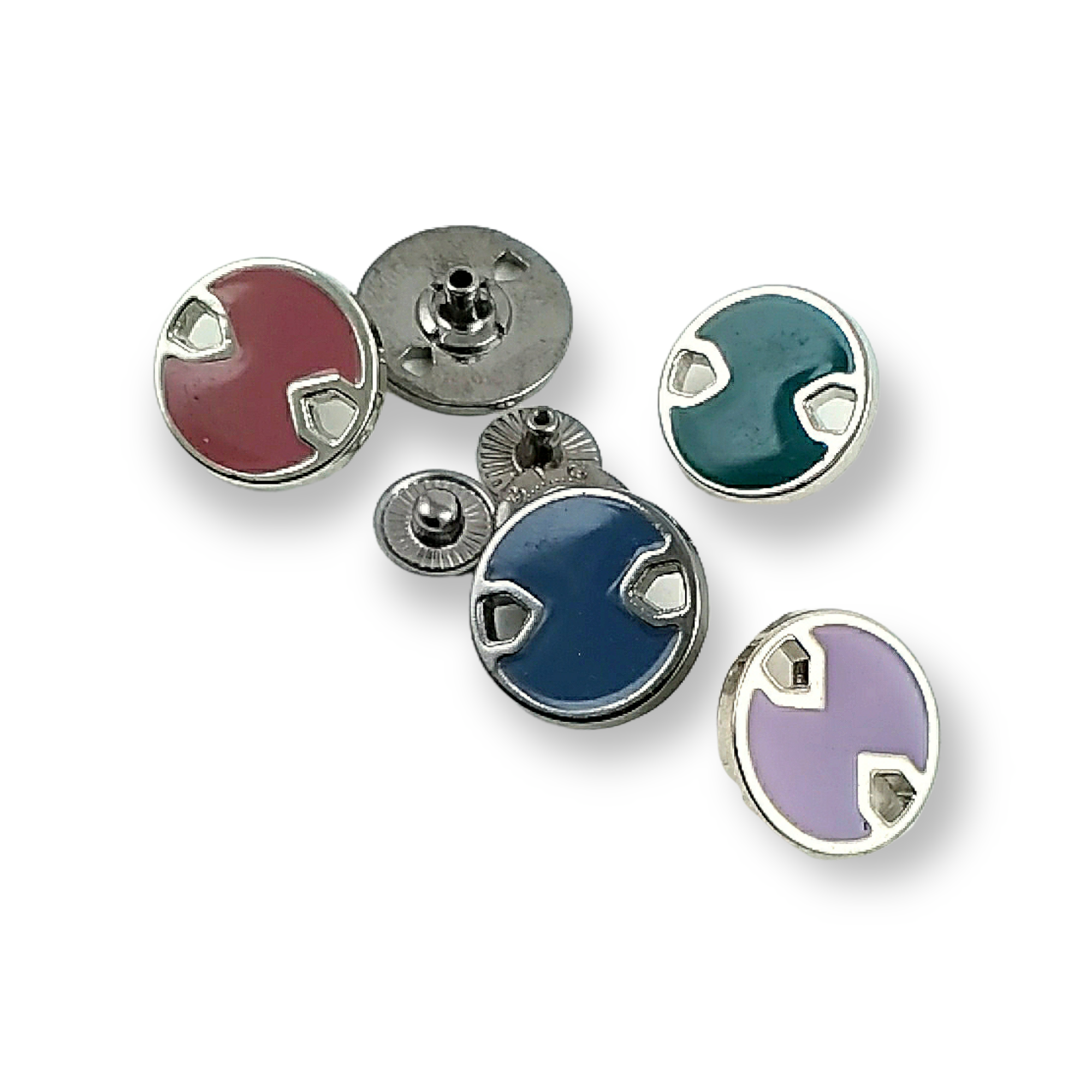 Mineli ve Estetik Metal çıtçıt düğme 18 mm - 29 boy E 746