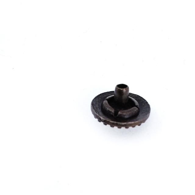 Desenli Zamak Çıtçıt düğme 12 mm - 18 boy E 768