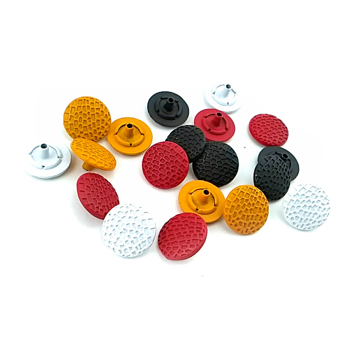 Düz Boya  Çıt çıt Düğme Petek Desenli 17 mm 28 Boy E 769 MN
