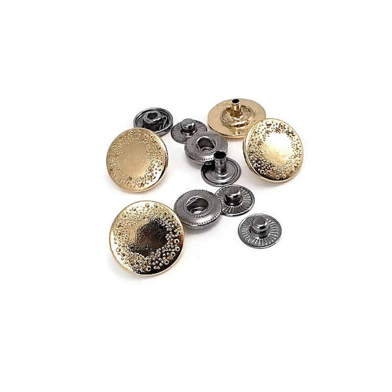 Çıtçıt Düğme Dekoratif Desenli Metal 16 mm - 26 boy E 794 Çıtçıt Düğme Dekoratif Desenli Metal 16 mm - 26 boy E 794