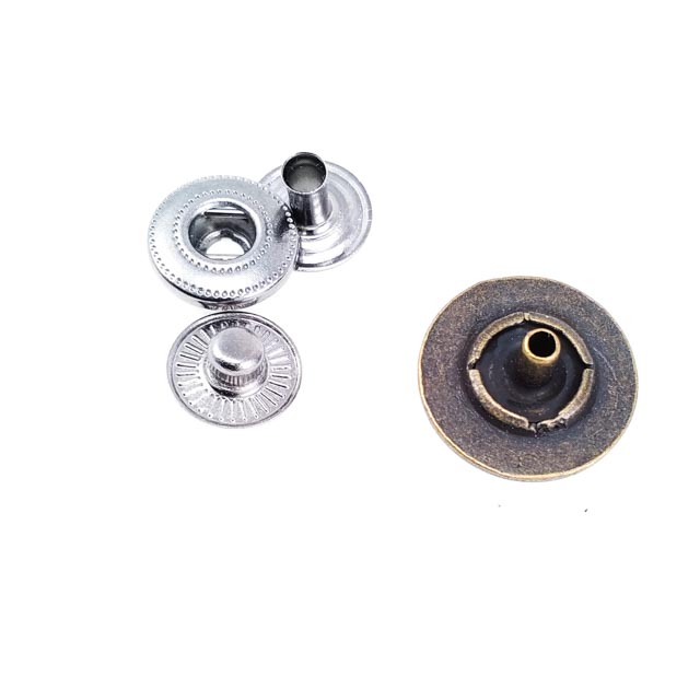 Çıtçıt Düğme Dekoratif Desenli Metal 16 mm - 26 boy E 794