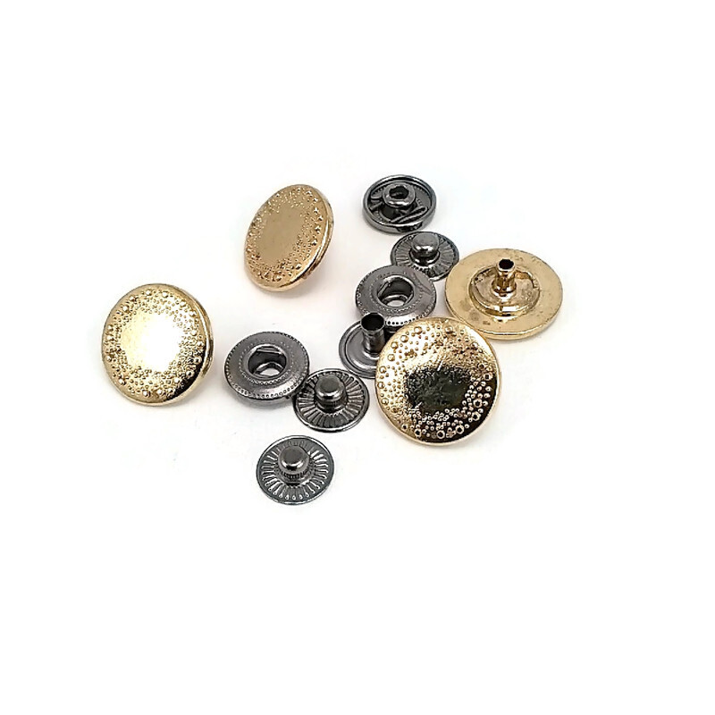 Çıtçıt Düğme Dekoratif Desenli Metal 16 mm - 26 boy E 794 Çıtçıt Düğme Dekoratif Desenli Metal 16 mm - 26 boy E 794
