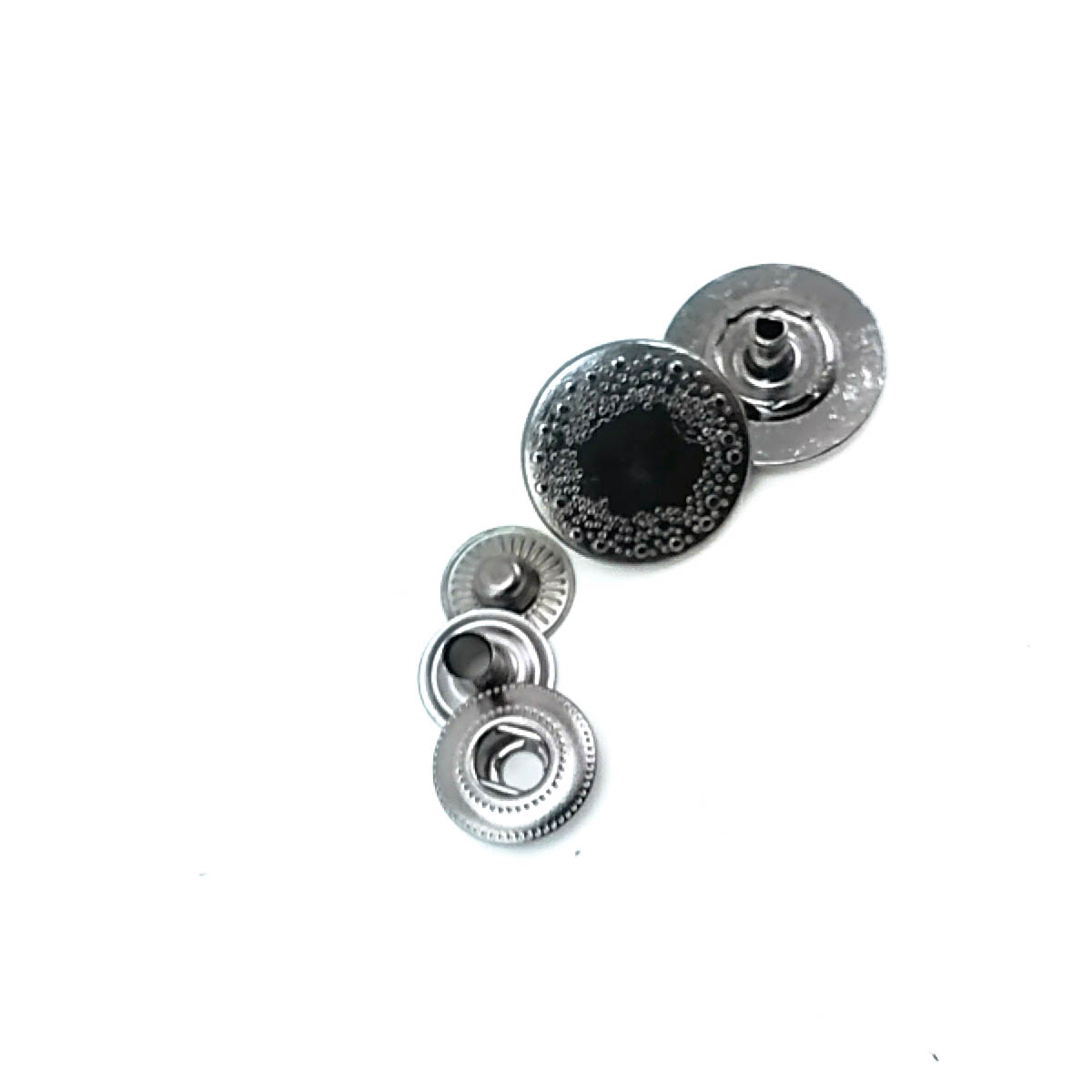 Çıtçıt Düğme Dekoratif Desenli Metal 16 mm - 26 boy E 794