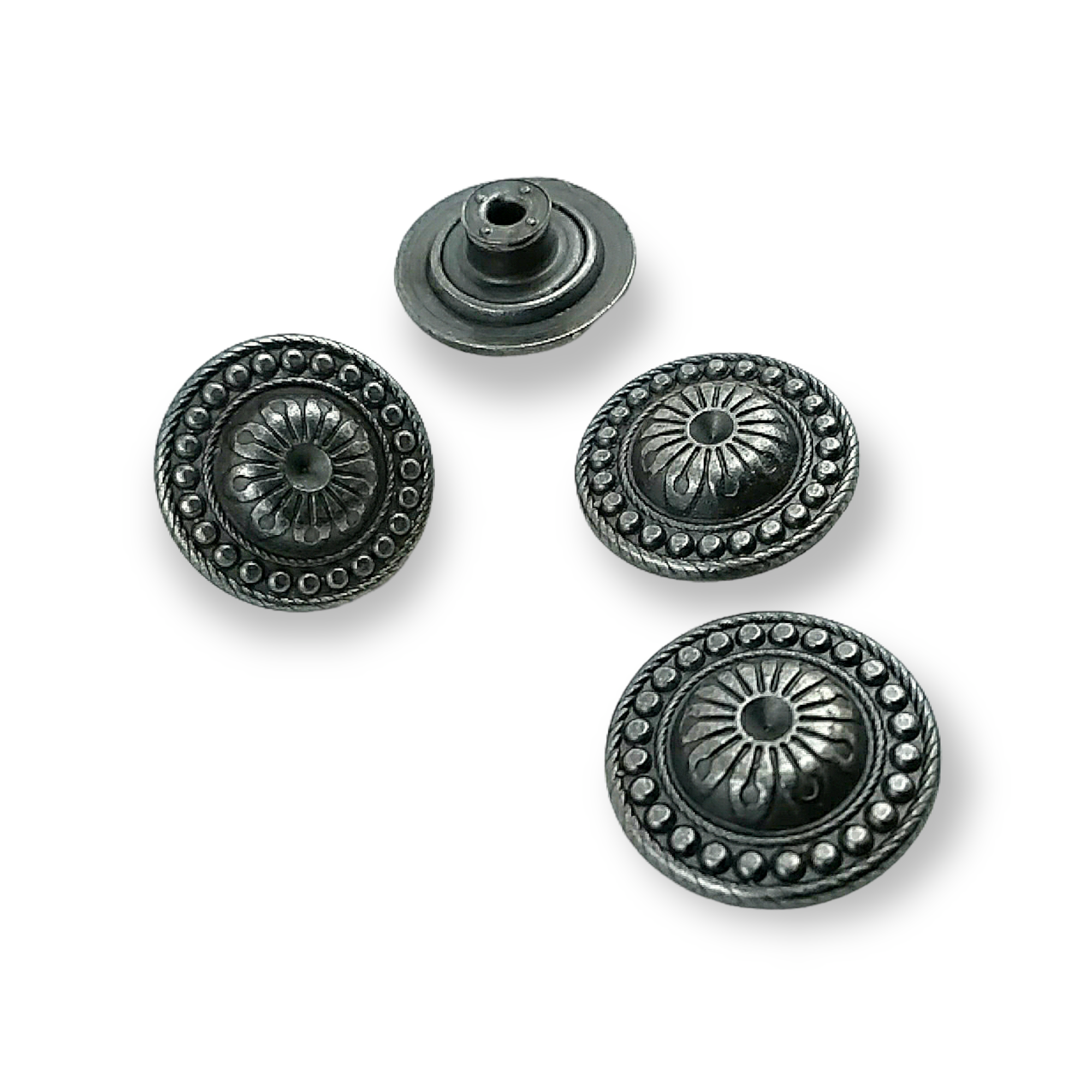 Dot Patterned Jeans Button 20 mm - 32 L  E 1004