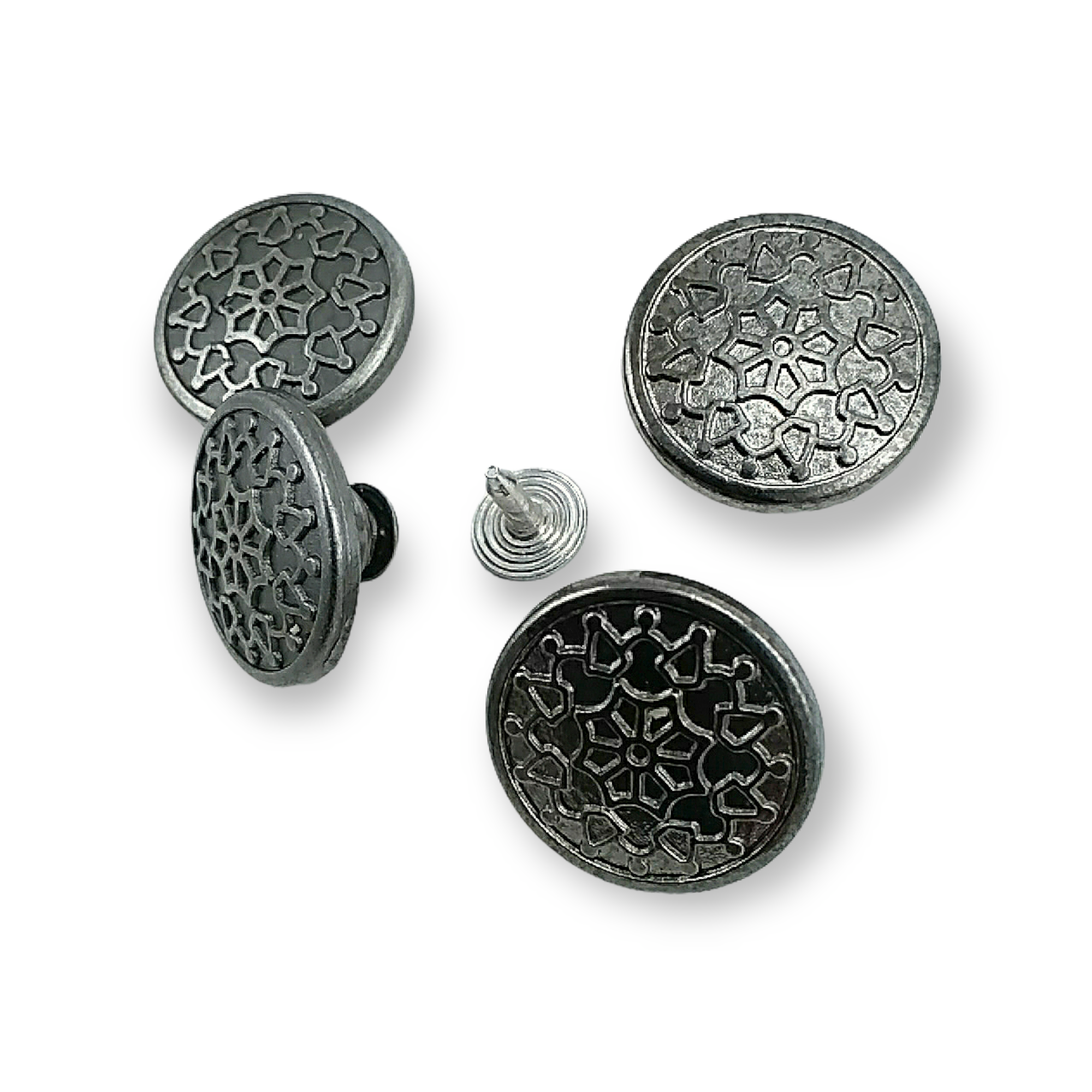 Desenli Kot Düğmesi 20 mm 32 Boy Desenli Kot Düğmesi 20 mm 32 Boy 20 mm