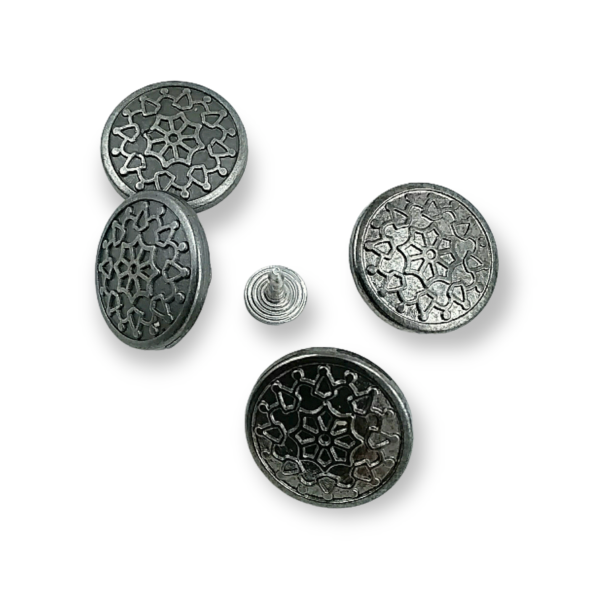 Desenli Kot Düğmesi 20 mm 32 Boy Desenli Kot Düğmesi 20 mm 32 Boy 20 mm