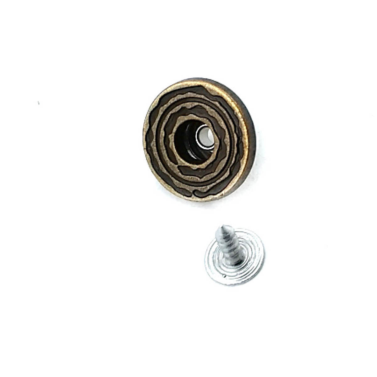 Swirl Patterned Jeans Button 18 mm 29 L E 1027 Swirl Patterned Jeans Button 18 mm 29 L E 1027