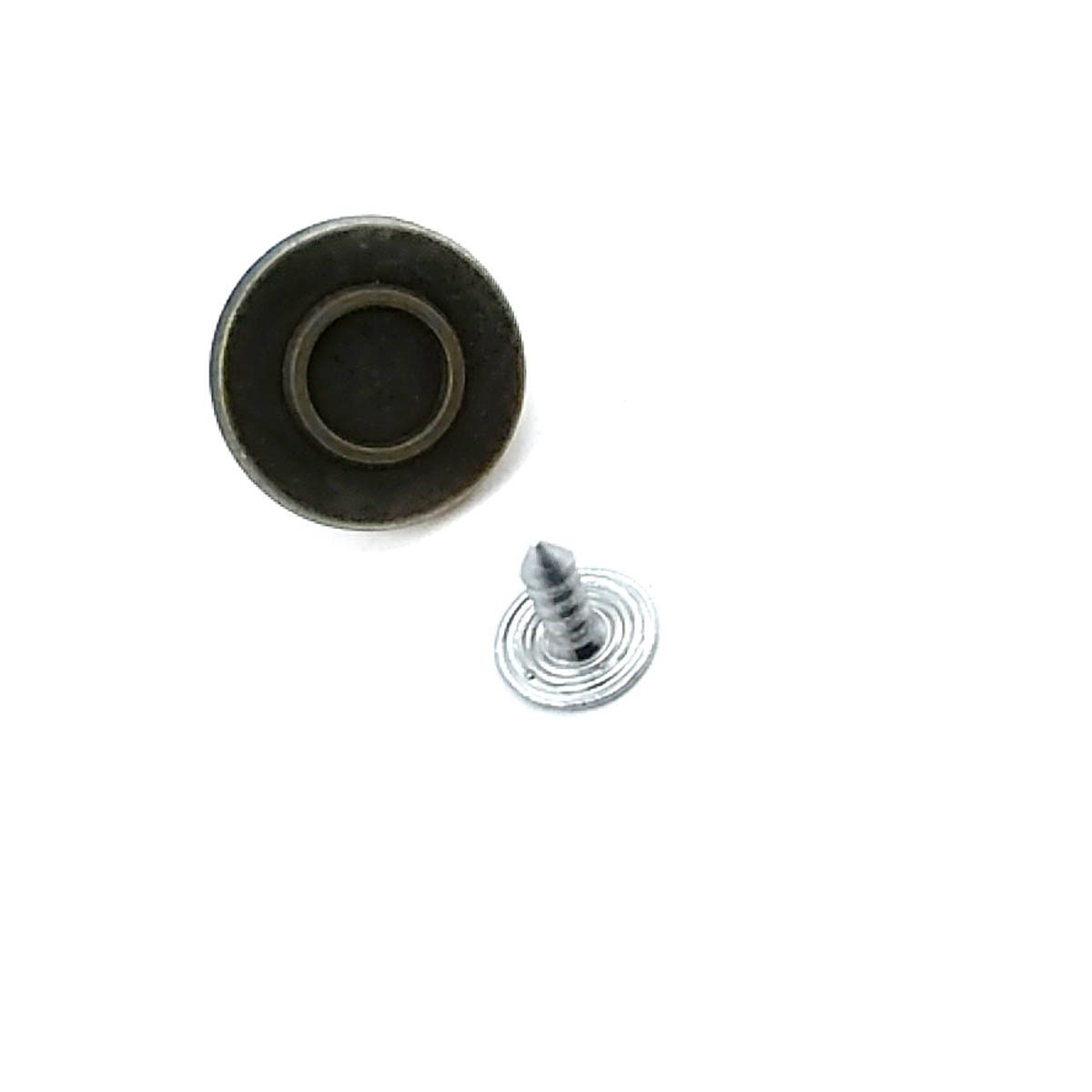 Ring Pattern Enameled Jeans Button 17 mm 27 L E 1060 Ring Pattern Enameled Jeans Button 17 mm 27 L E 1060